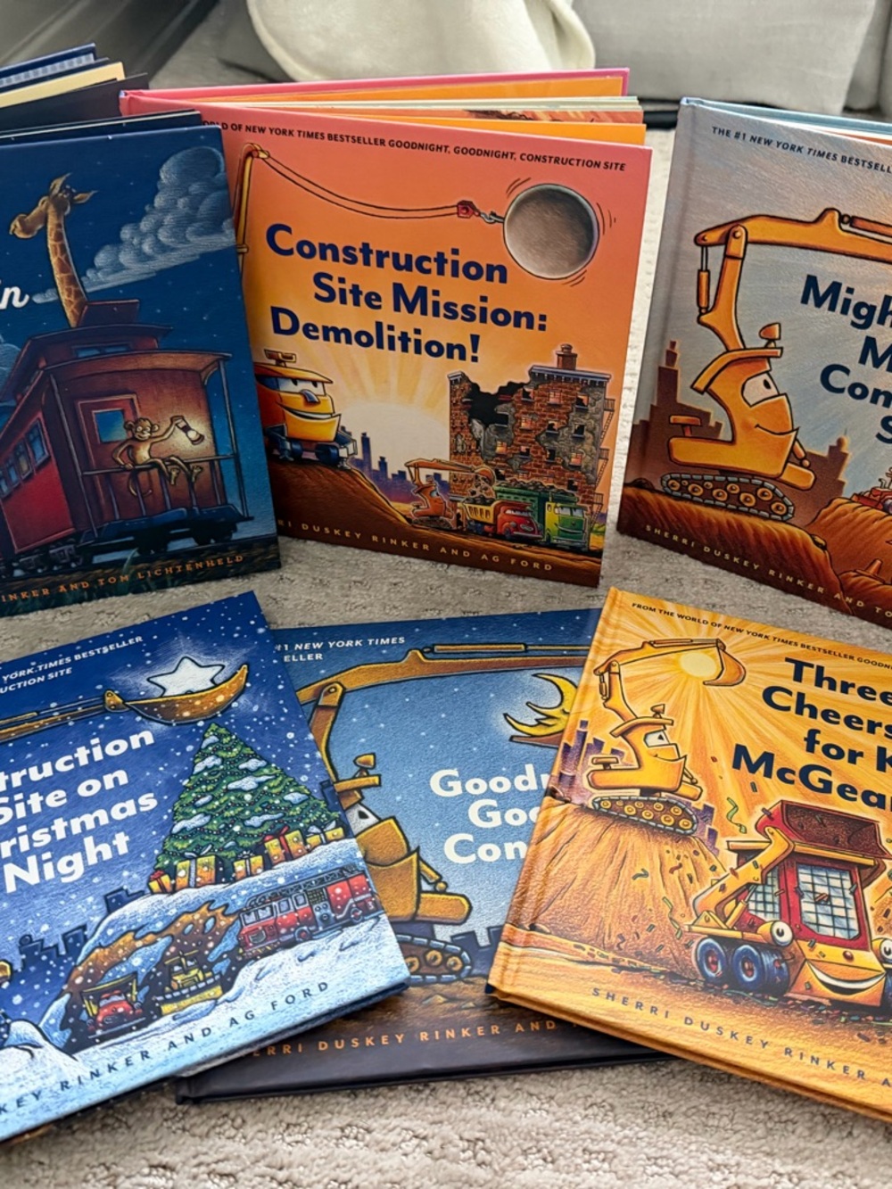 Construction Site Series Children's Board Books - Colorful Set